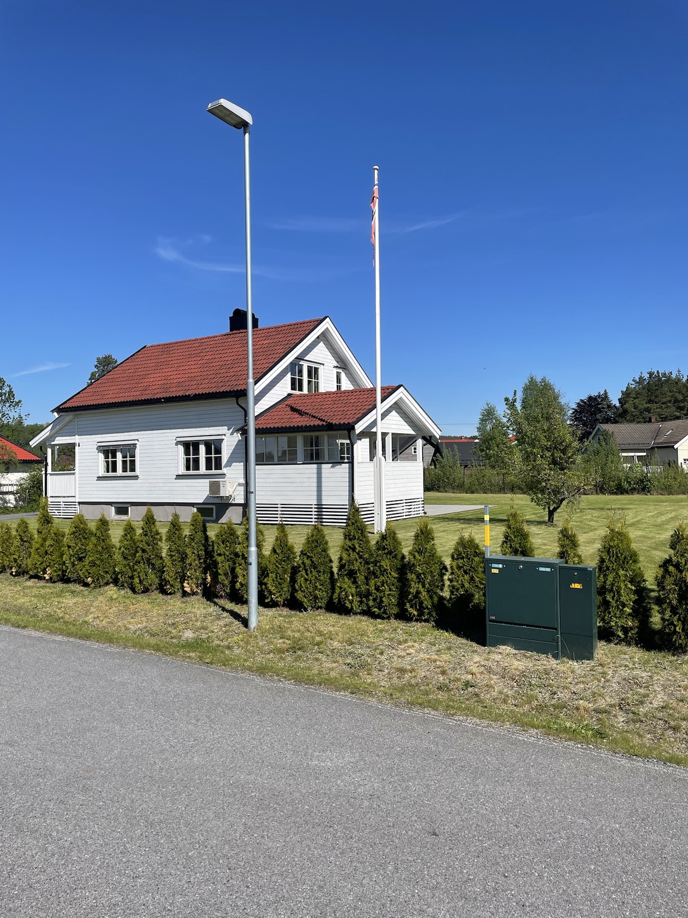 Eiendommen før utvikling
